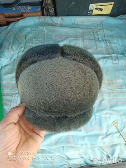 Меховая мужская кепка