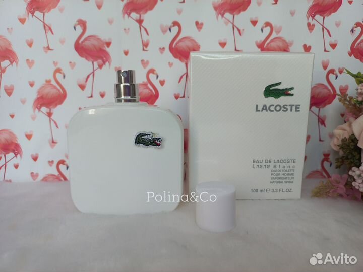 Lacoste L1212 Blanc 100ml Лакост Эмираты духи