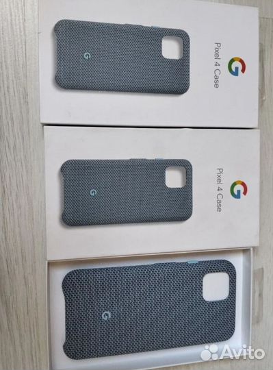 Google pixel 4 fabric case blue