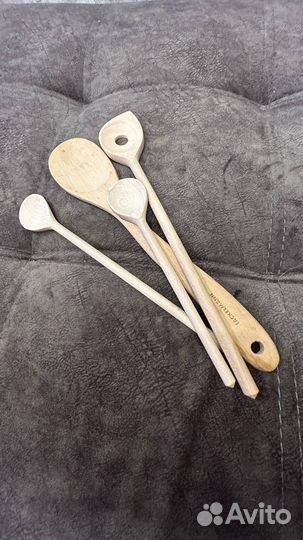 Набор лопаток для кухни деревянные