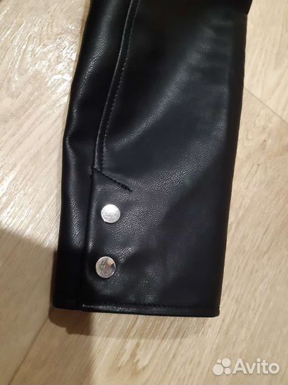 Куртка кожаная mango l