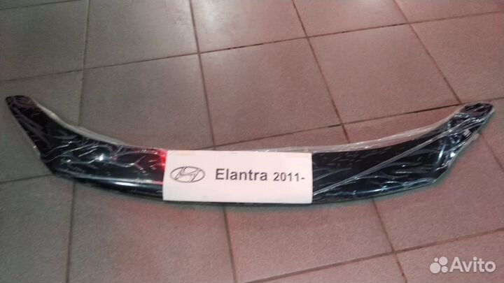 Дефлектор капота Hyundai Elantra 2011-2016 MD EGR