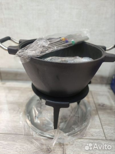 Набор для фондю Gipfel новый (фондюшница)