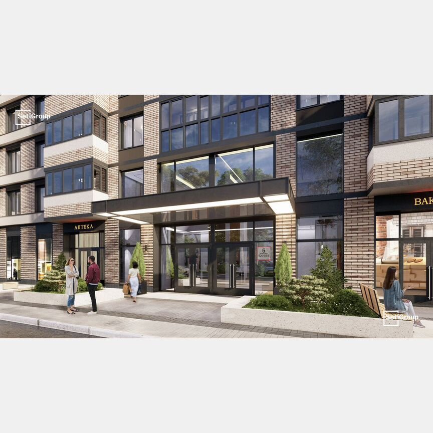 Квартира-студия, 26,8 м², 3/12 эт.