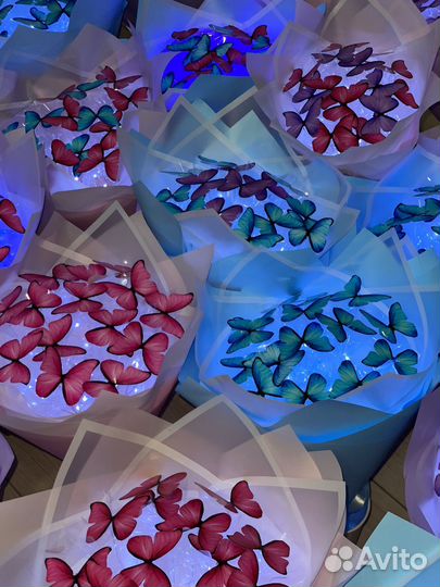 Букет с бабочками