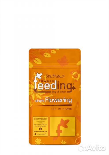 Удобрение Powder Feeding Short Flowering 0,125 кг