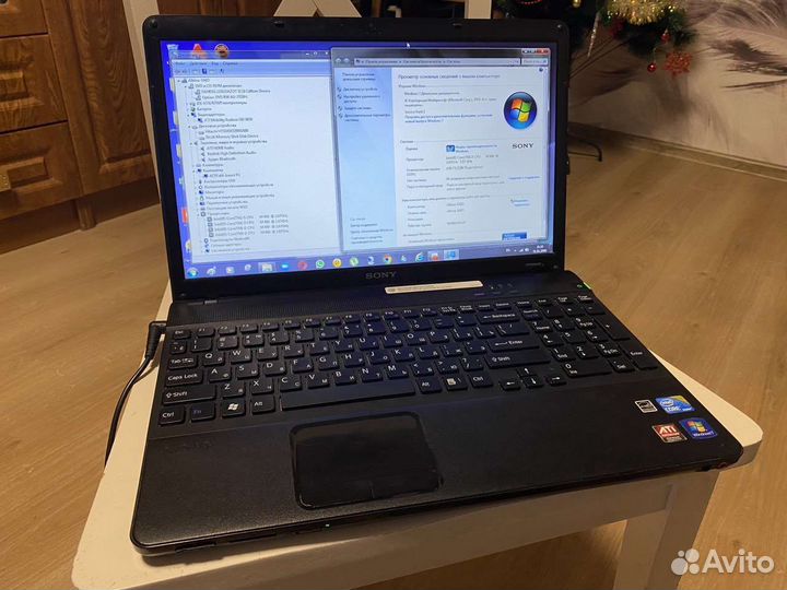 Ноутбук sony vaio i5