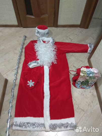 Костюм деда мороза взрослый