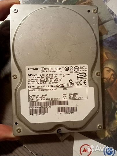 HDD жёсткие диски некондиция