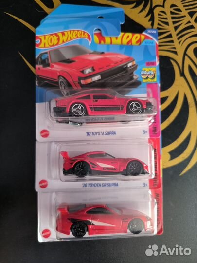 Hot Wheels Toyota Supra Pack(red edition)