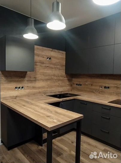 Кухня на заказ с фасадами мдф