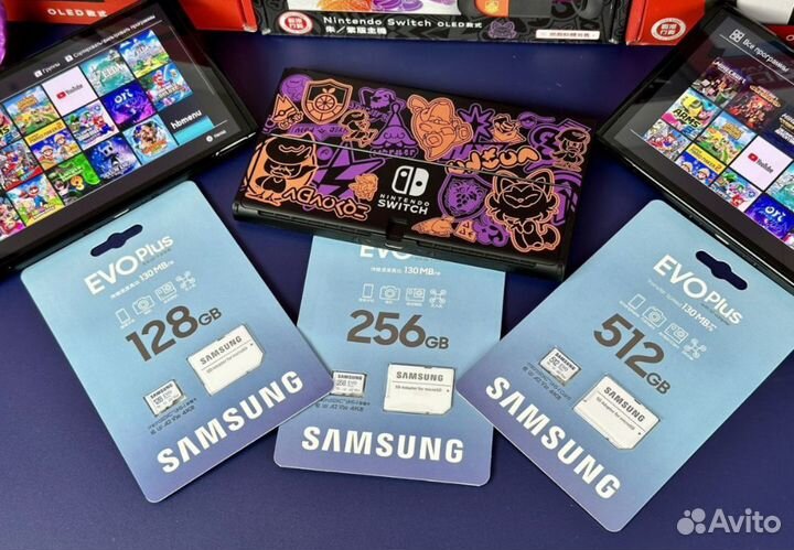 Прошитый Nintendo Switch Oled + 5000 Игр