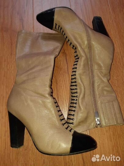 Сапожки натуральная кожа