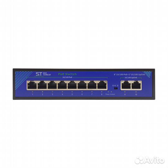 Коммутатор 8 PoE портов ST-S84POE (2M/96W/A) (верс