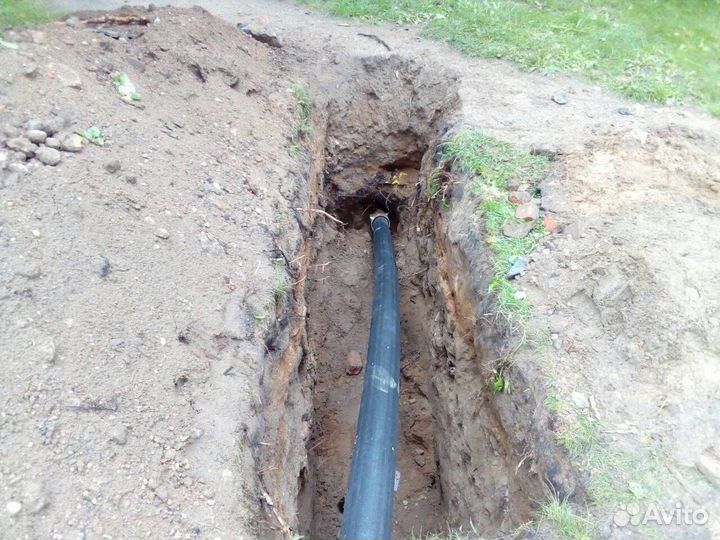Прокол ГНБ водопровод, Прокол под дорогой