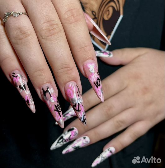 Наращивание ногтей Педикюр Выезд на дом