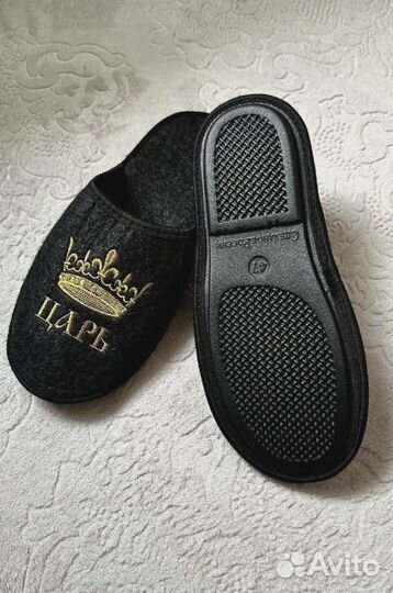 Войлочные тапочки большие размеры теплые