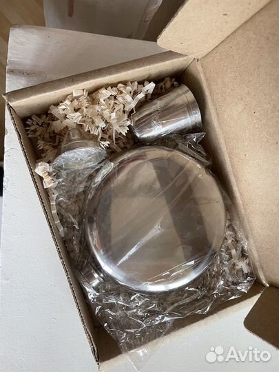 Подарочный набор фляга и рюмки походные