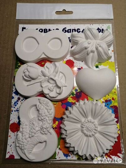 Гипсовые барельефы для раскрашивания