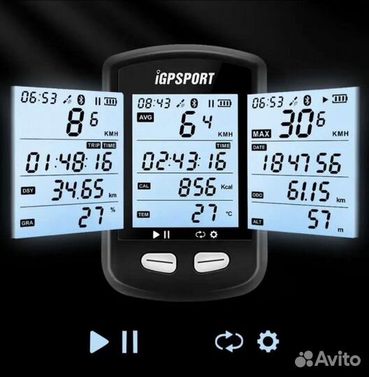 Велокомпьютер с GPS