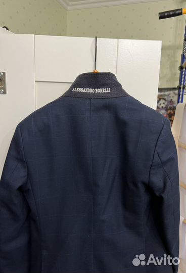 Костюм в неяркую клеточку Alessandro Borelli