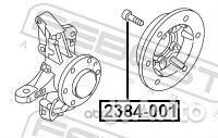 Шпилька колёсная 2384-001 Febest