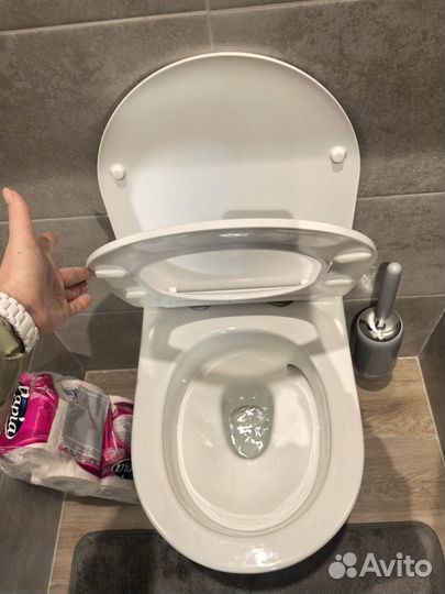 Подвесной унитаз без инсталляции am pm с дефектом