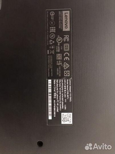 Lenovo 110-15acl на SSD/2 видеокарты