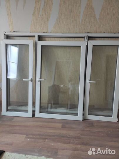 Окна пластиковые бу и балконные двери