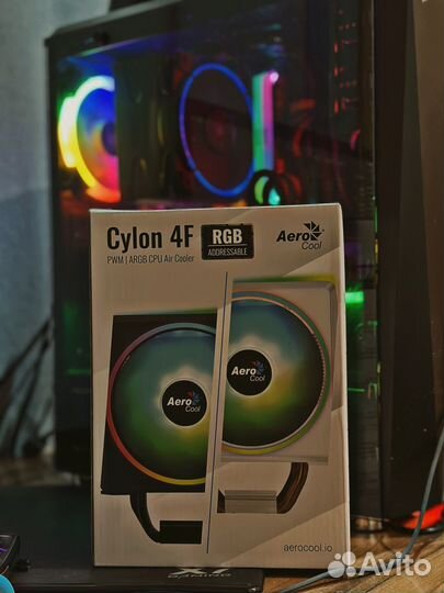 Кулер для процессора AeroCool Cylon 4F WH argb