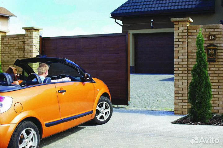 Откатные ворота Alutech