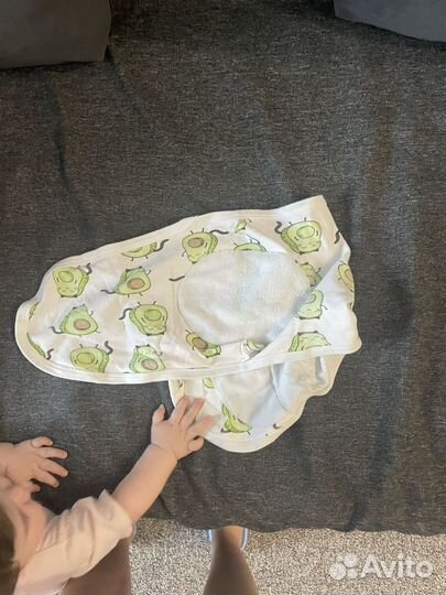 Пеленка кокон на липучках 68