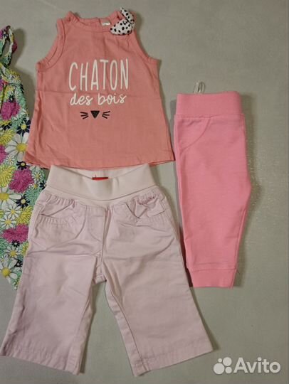 Вещи пакетом на девочку, размер 62