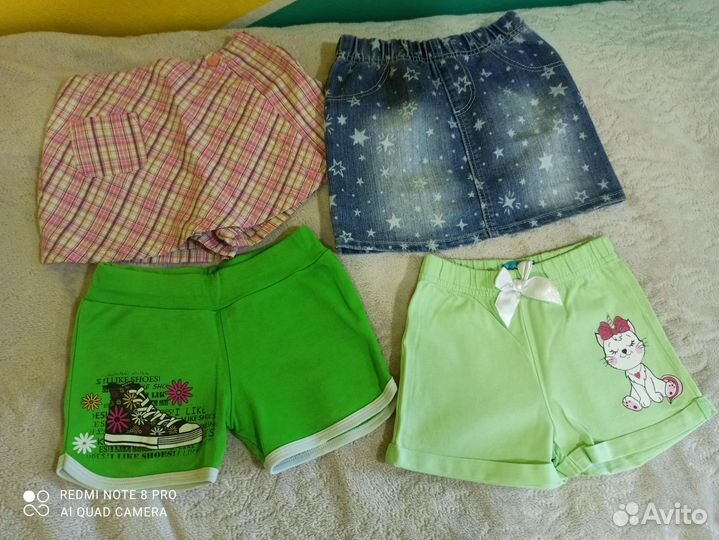 Летние вещи пакетом на девочку 110 116