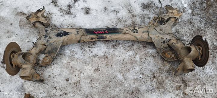 Балка задняя Renault Scenic 2 JM1F 2004 7701478440