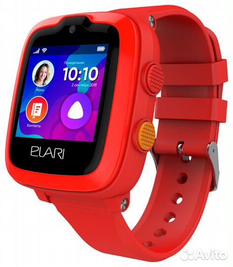 Детские часы Elari KidPhone 4G red