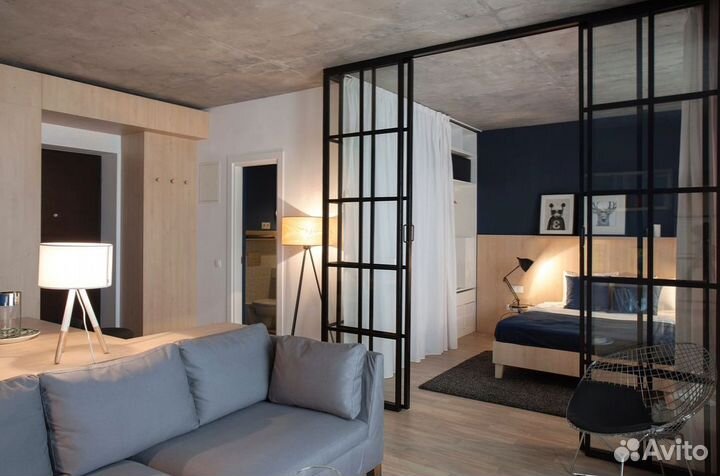 Межкомнатные перегородки из алюминия на заказ