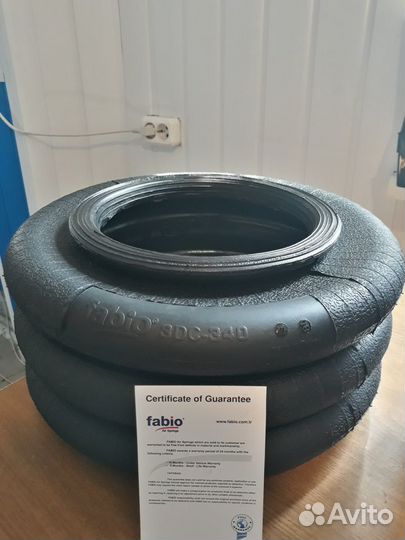 Пневмоподушка трехсекционная Fabio г/п 4т