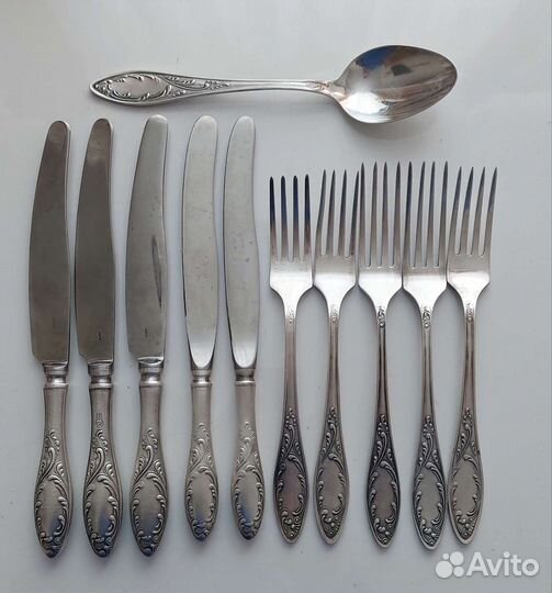 Столовые приборы мельхиор СССР