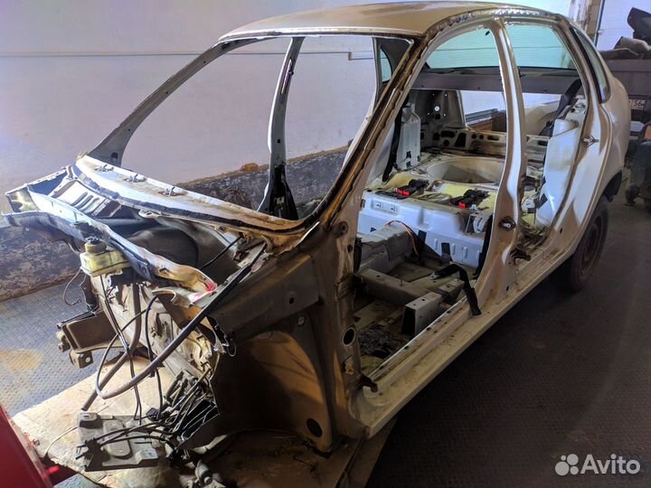 Кузов калина седан белое облако