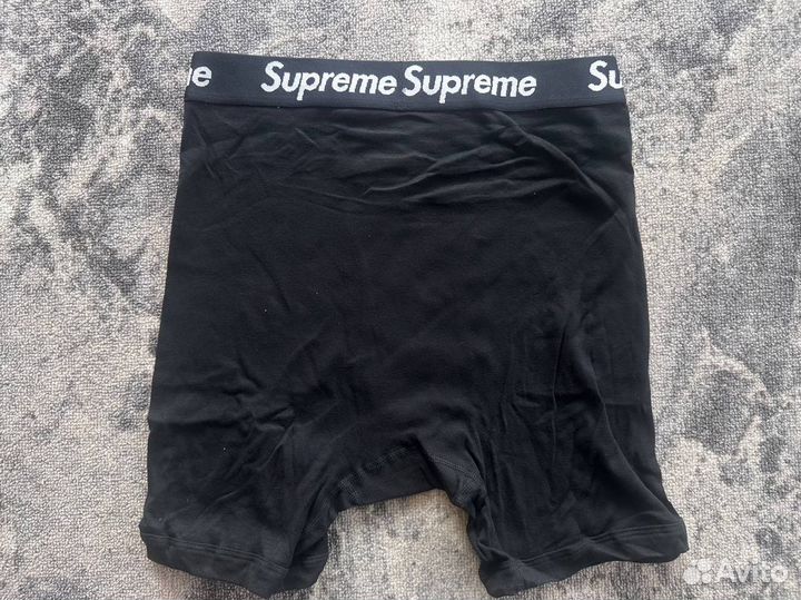 Трусы supreme boxers черные