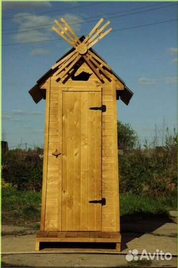 Дачный туалет с кошкой FQM