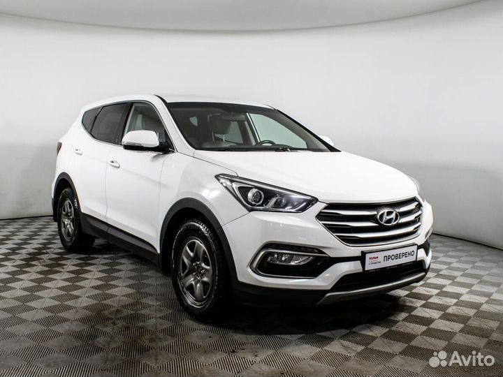 Hyundai Santa Fe 2.2 AT, 2017, 121 330 км