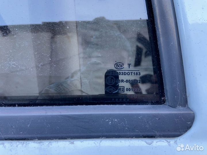 Стекло двери задней правой renault Logan