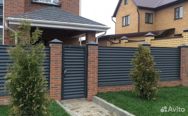 Ламели для забора, забор Ранчо