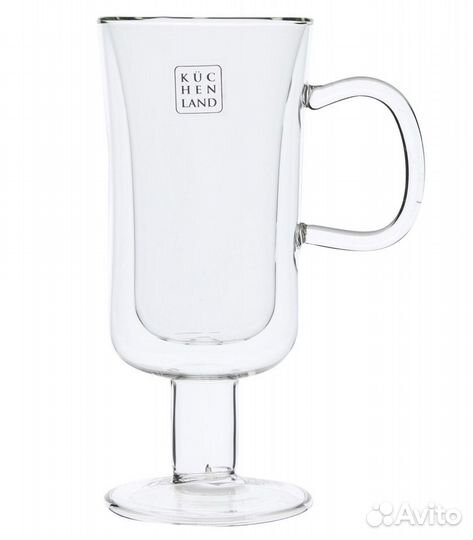 Чашки Kuchenland для латте 2 шт Новые