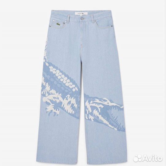 Джинсы Lacoste с крокодилом