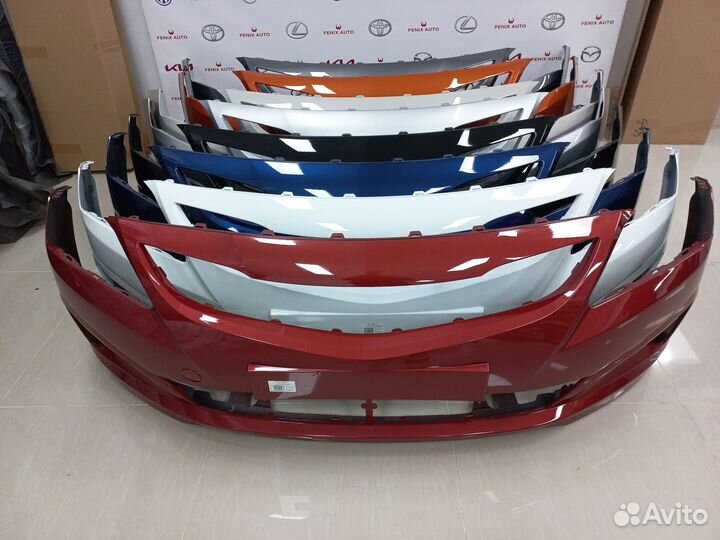 Бампер передний Hyundai Solaris 14-17 все цвета