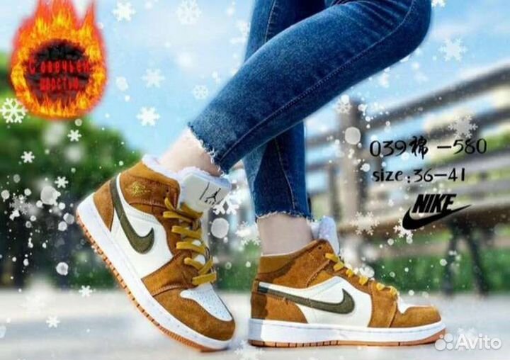 Nike air jordan женские зима, 36-41
