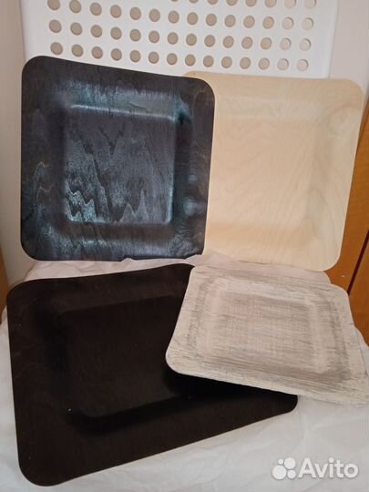 Заготовки для поделок (тарелки из шпона)